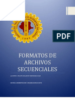 Formatos de Archivos Secuenciales