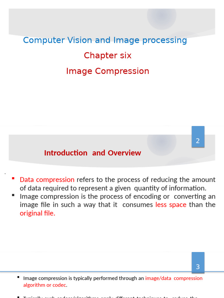 Image Compression Techniques Explained | PDF | Data Compression ...
