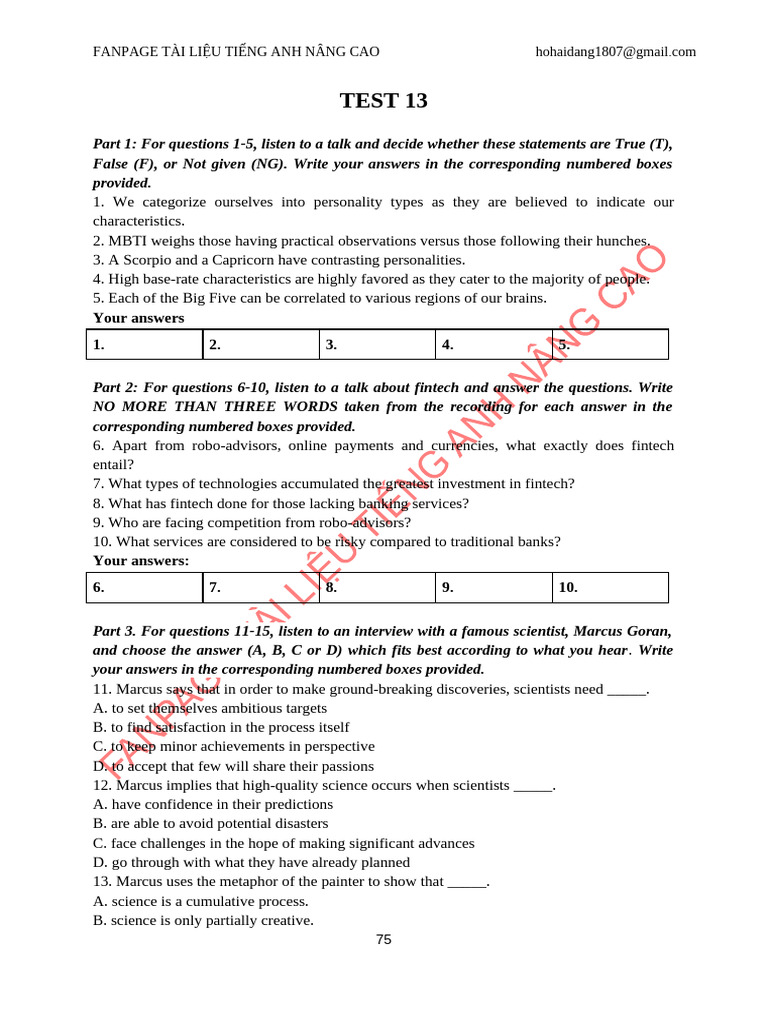 Advanced English Learning Resources | PDF | Working Memory | Weightlessness