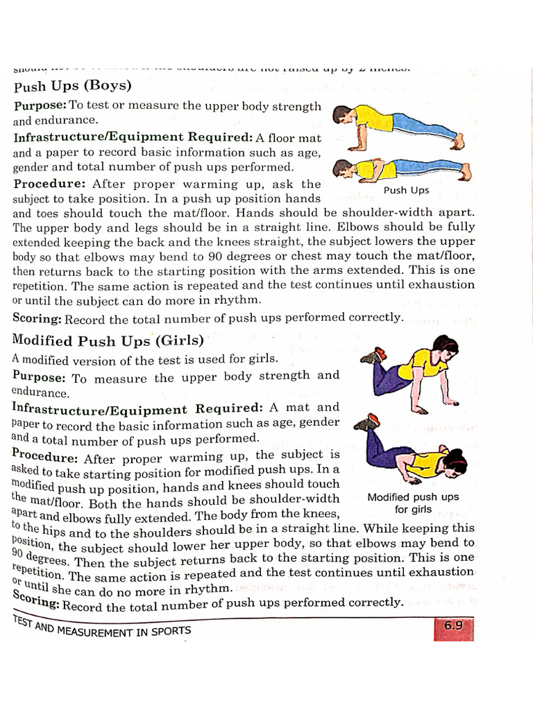Sai Khelo India Fitness Tests. | PDF
