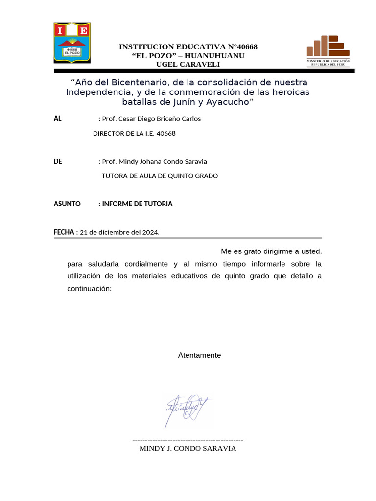 Informe De Las Acciones Tomadas En Toece Pdf Aprendizaje