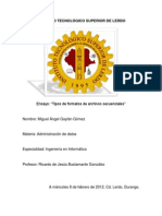 Formatos de Archivos Secuenciales