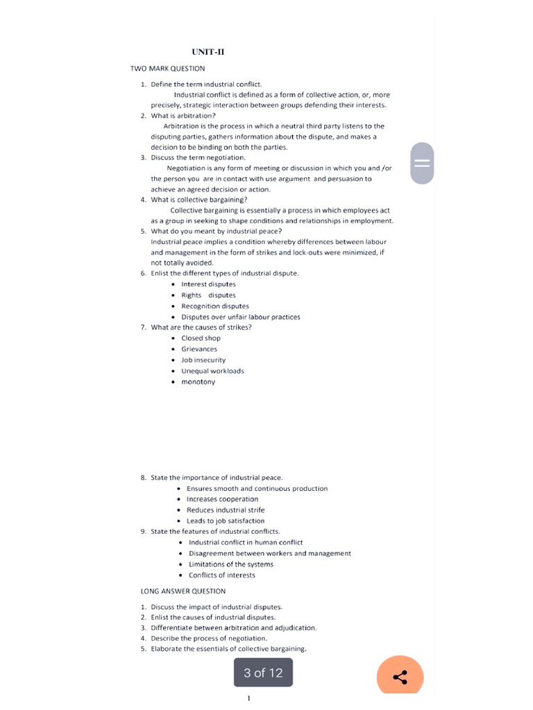 Unit 2 Two Marks Strategic Human Resource Management | PDF