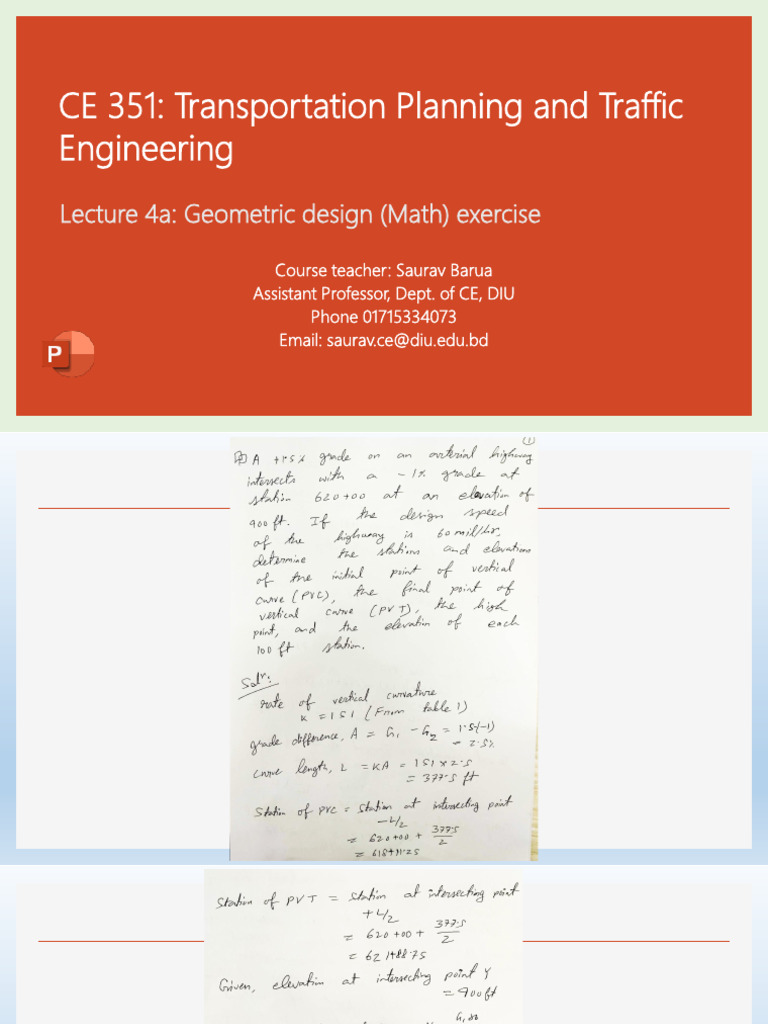 Ce 351 4a transportation problem math exercise pdf