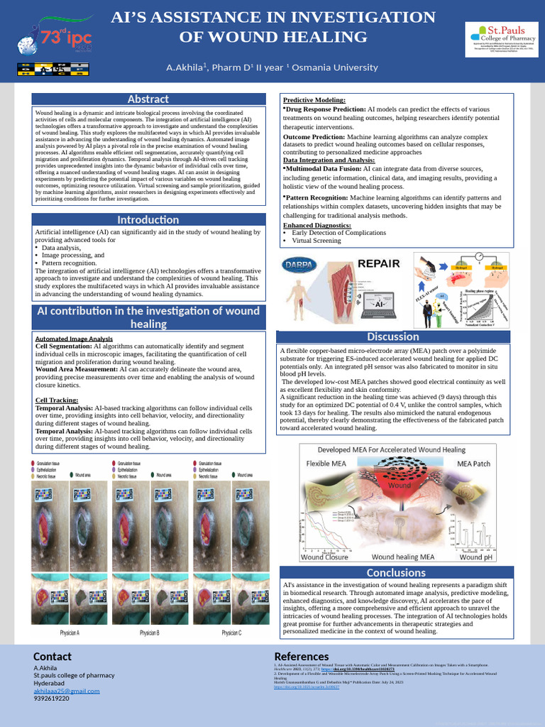 73rd IPC Poster Akhila | PDF | Artificial Intelligence | Intelligence ...