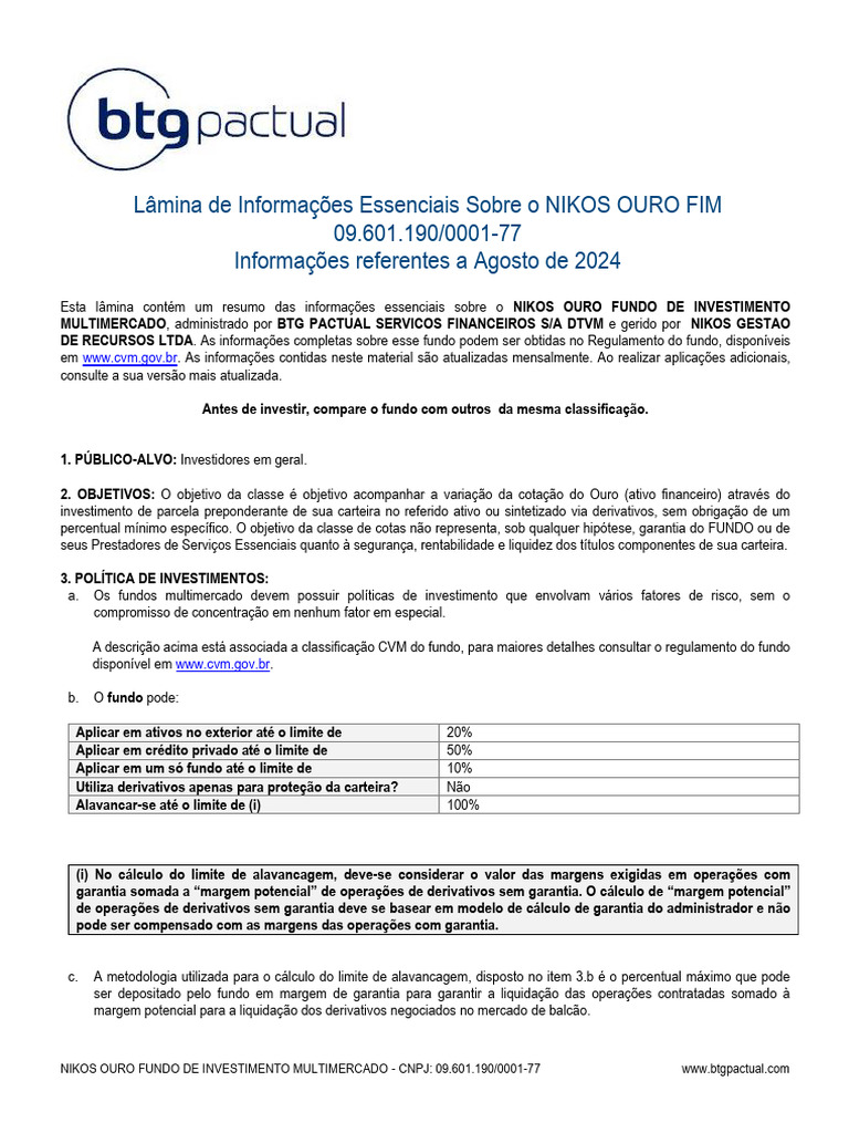 Nikosouro 0924 | PDF | Investimentos | Economias