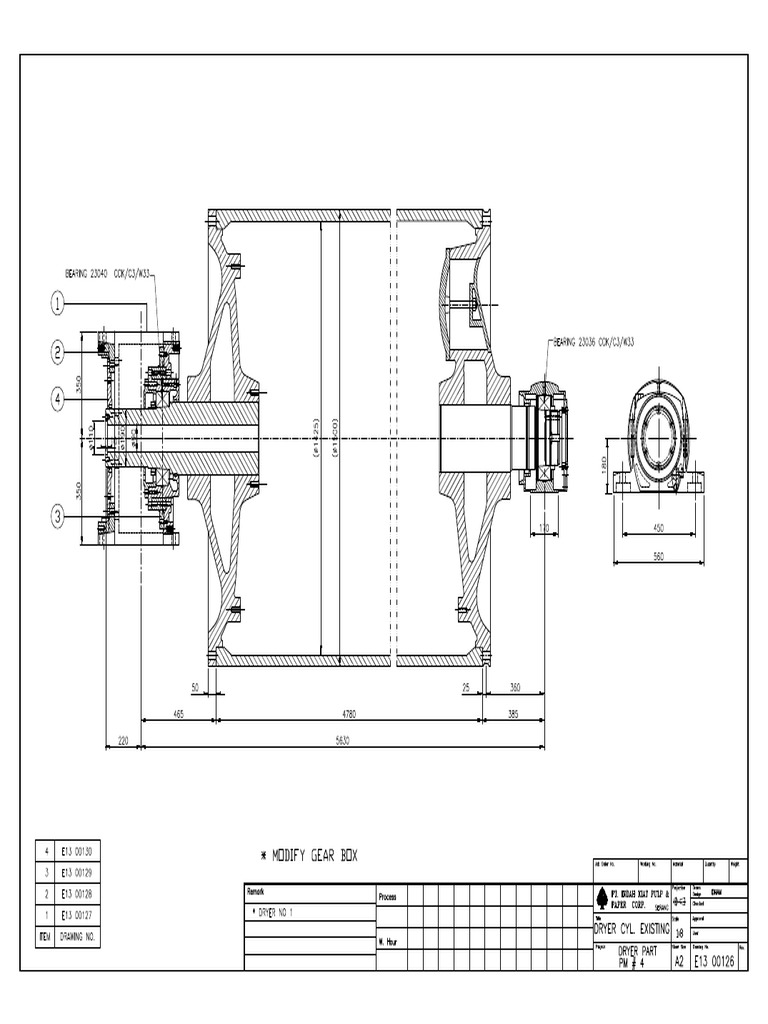 Pm4 DP Dryer Roll Dia-1500 | PDF