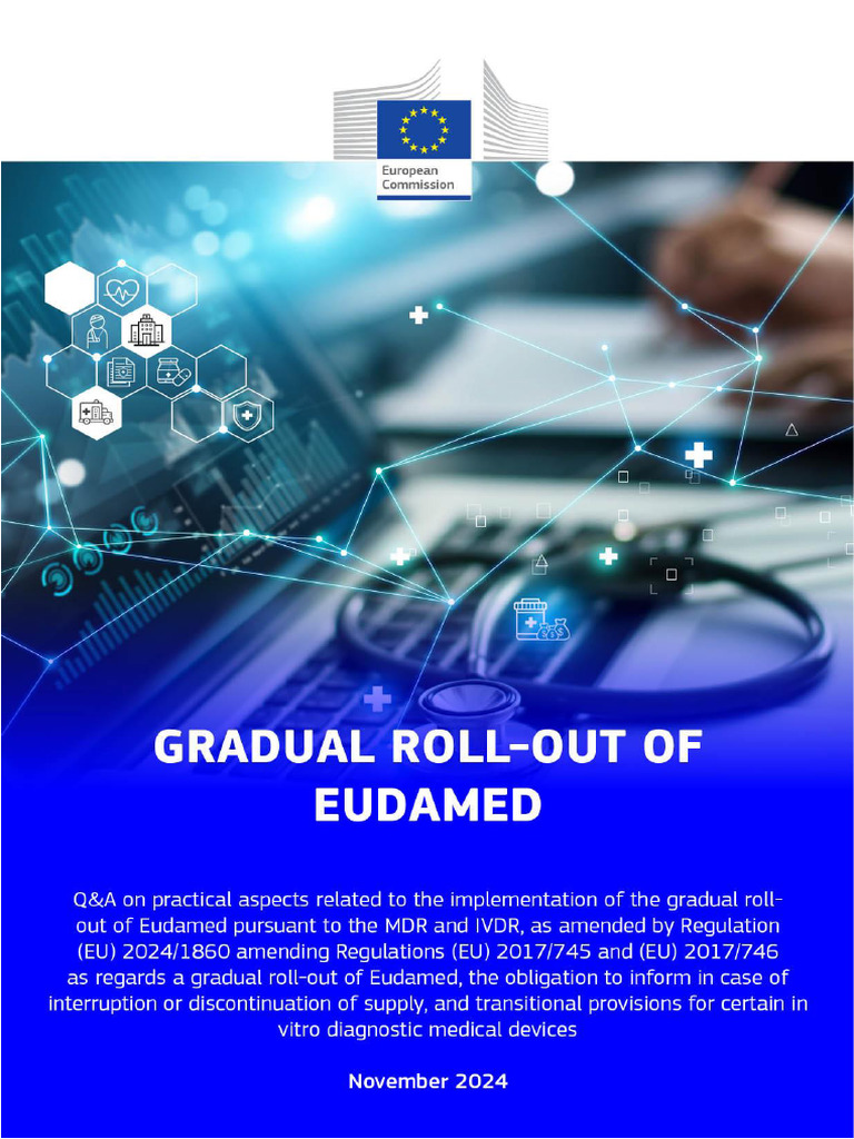 Eudamed Gradual Roll-Out Q&A Guide | PDF | Medicine