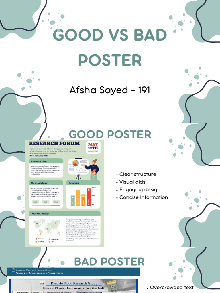 Good & Bad Poster PDF | PDF