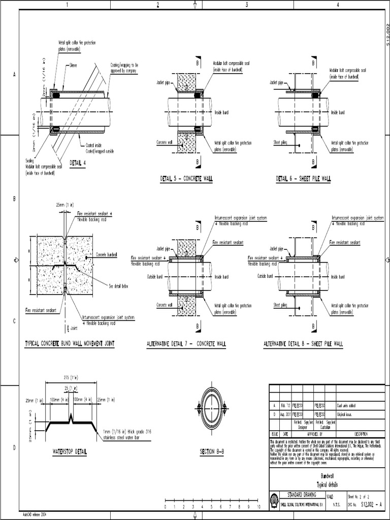 002 2012-02 Bundwall-Tpical Details | PDF