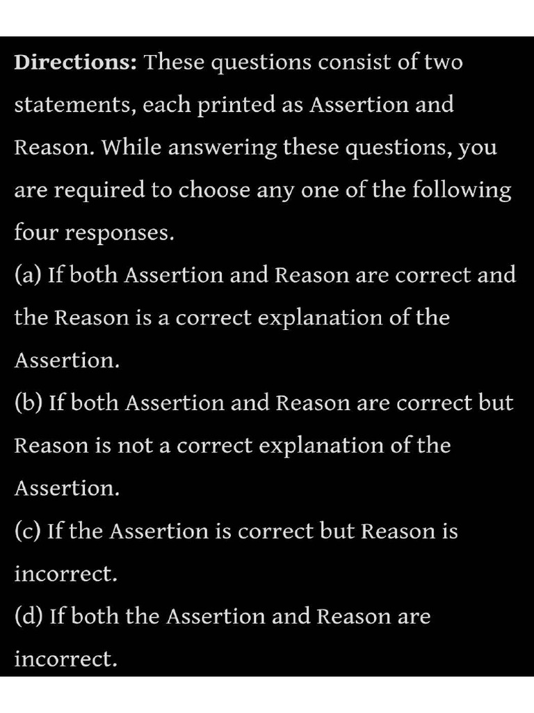 Atom - Assertion & Reason | PDF