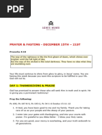 40 Days of Fasting and Prayer Guide | PDF