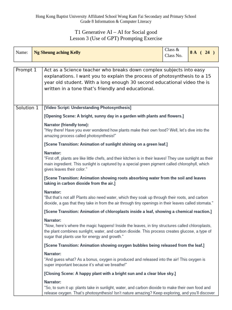Photosynthesis Explained for Teens | PDF | Photosynthesis | Leaf