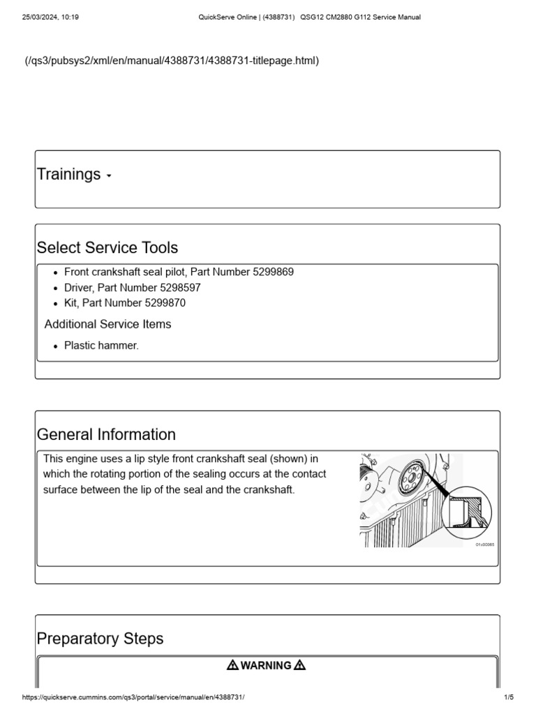 QSG12 CM2880 G112 Service Manual | PDF