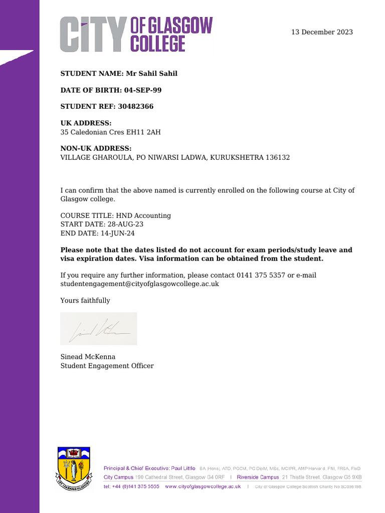 Status Letter 30482366 | PDF