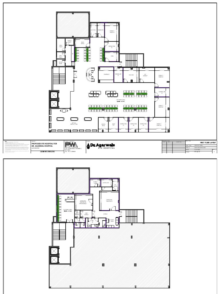 Lucknow - First Floor Layout-Option 1 | PDF | Design | Building Engineering