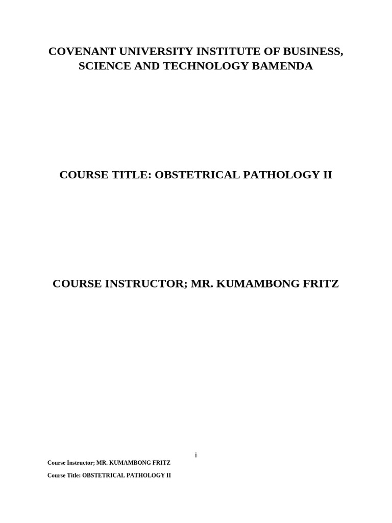Emergency Obs Corrected III | PDF | Childbirth | Miscarriage