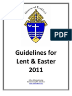 Lent & Easter Guidelines 2011