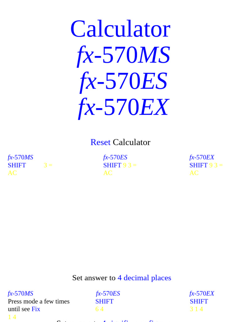 Calculator | PDF | Variance | Normal Distribution