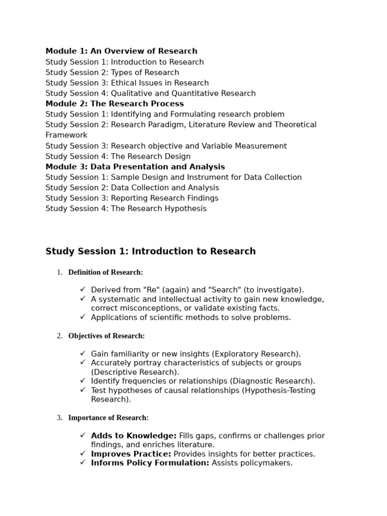 Overview of Research Methodologies | PDF | Hypothesis | Sampling ...