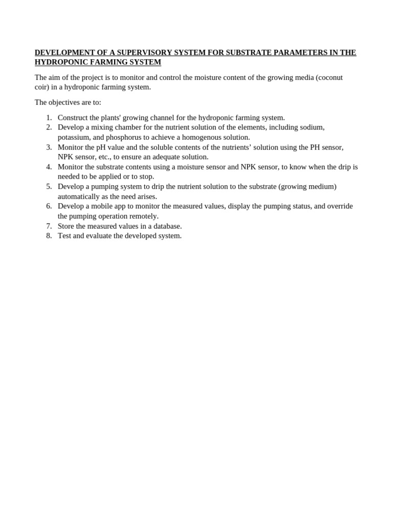 Project Topic | PDF