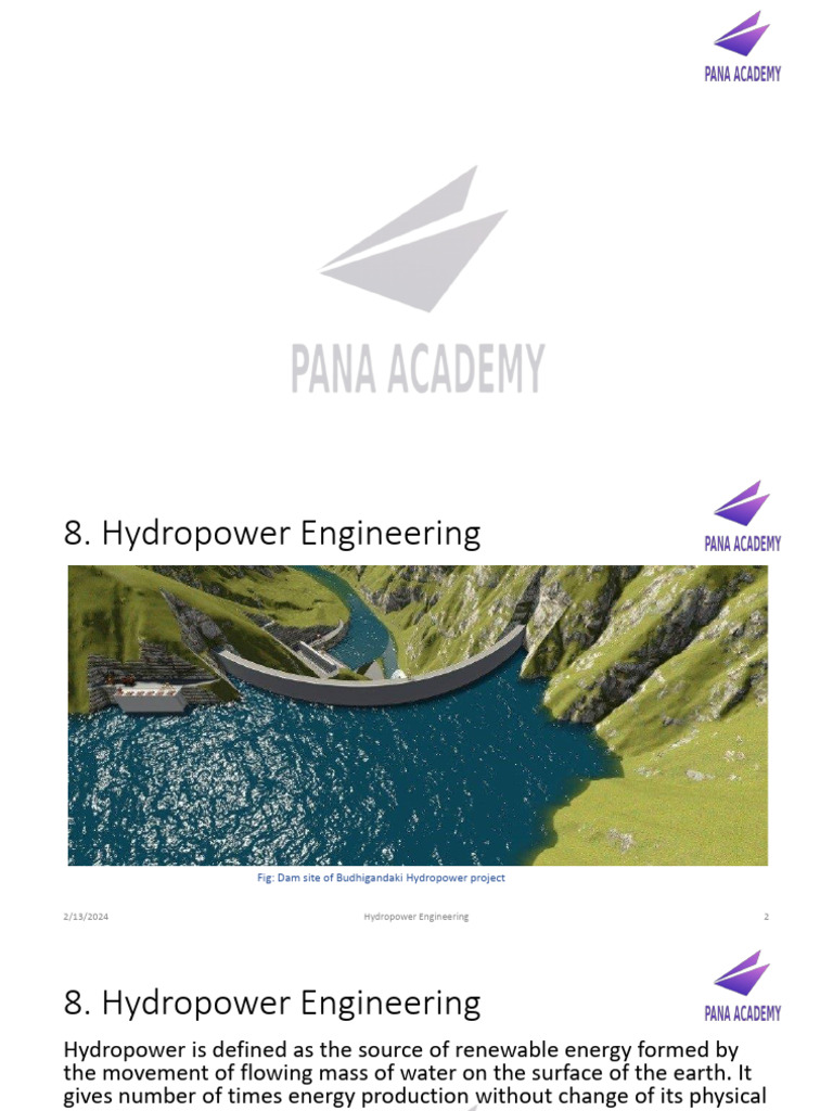 Hydropower Engineering Overview for Civil Engineers | PDF ...