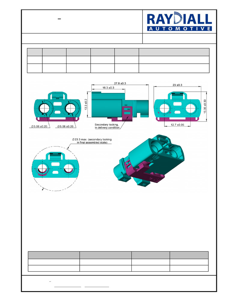 R197.216. - 90 Female Housing Duplex 12.7mm | PDF | Paperboard