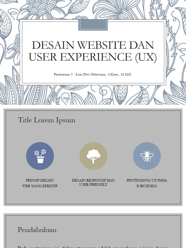 Prinsip Desain Ux Untuk Website Efektif Pdf 