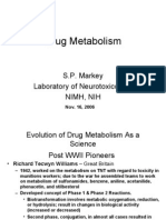 Drug Metabolism: S.P. Markey Laboratory of Neurotoxicology Nimh, Nih