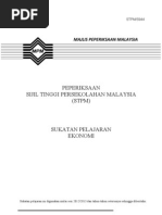 Download STPM Baharu Sukatan Pelajaran Ekonomi 944 by mrmy3003 SN81016329 doc pdf