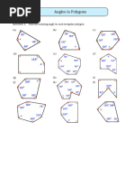 Angles Polygons Answers | PDF