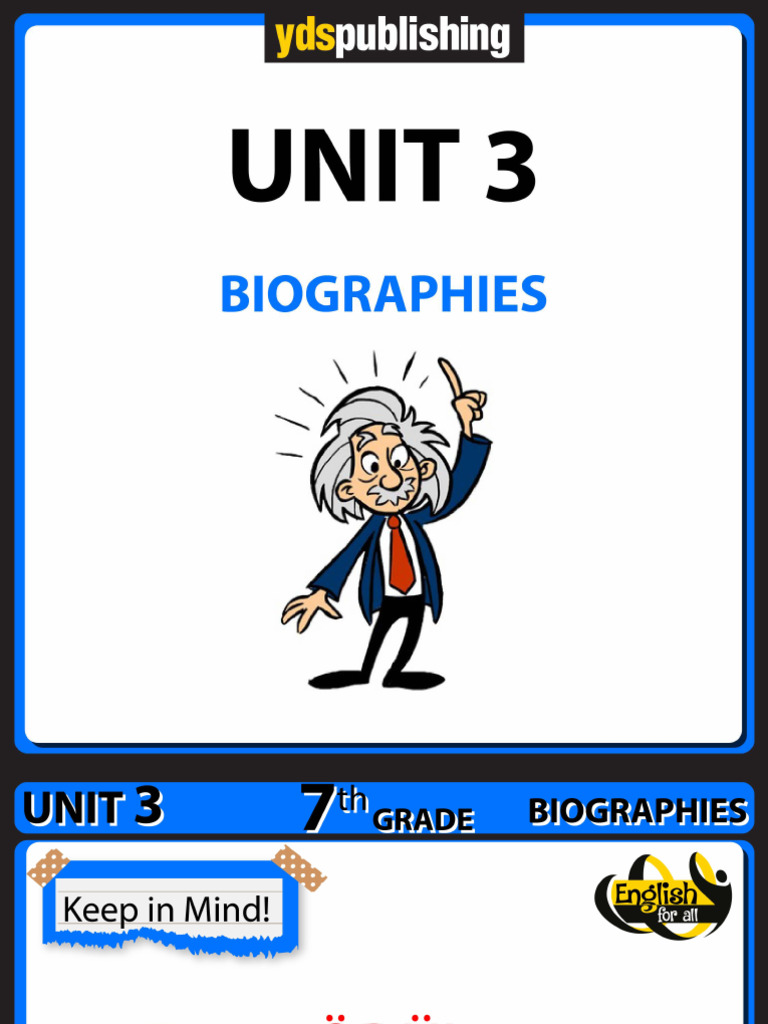 Sinif Unit 3 Biographies | PDF
