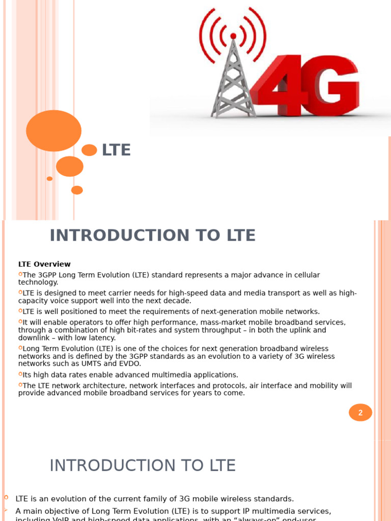 4GLTE26102015 | PDF | Lte (Telecommunication) | Orthogonal Frequency ...