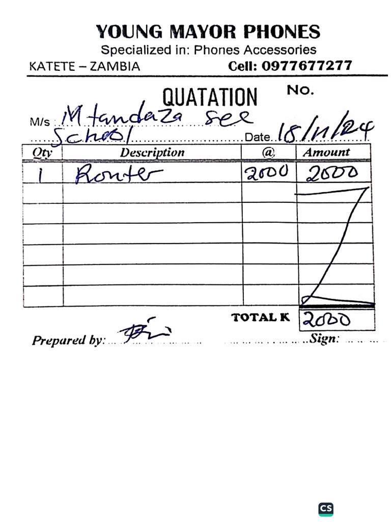 Router Quotation | PDF