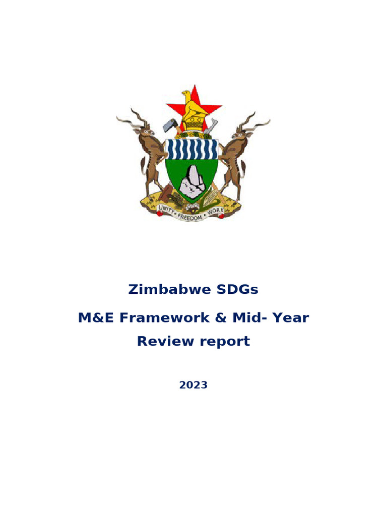 Sdg 2023 Mid Year Report Pdf Food Security Macroeconomics