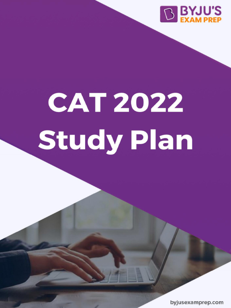 Cat 2022 study plan 100 days 60 days 30 days 1 1 75 pdf cognition