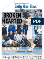 The Daily Tar Heel For February 9, 2012