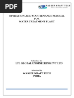 RO Plant Operation & Maintenance Guide | PDF | Membrane | Osmosis
