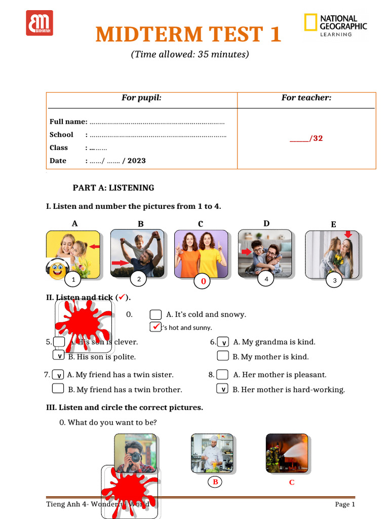 TA 4 - WW - Midterm Test 1 - 75 - TN | PDF