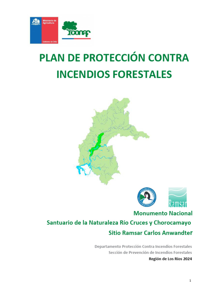 Plan de Protección Contra Incendios Forestales | PDF | Incendios ...