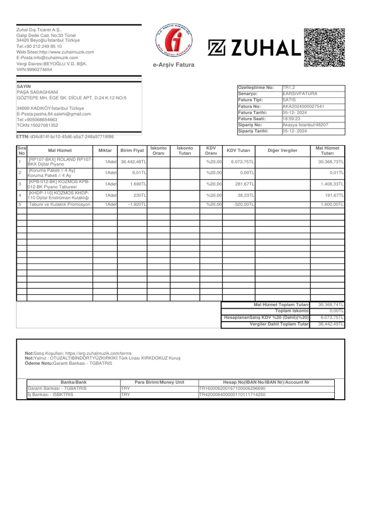Invoice AKA2024000027541 | PDF