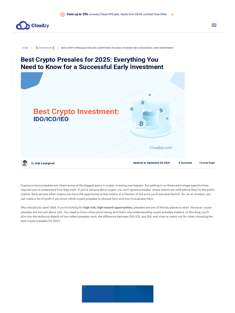 Best Crypto Presales for 2025 Guide | PDF | Cryptocurrency