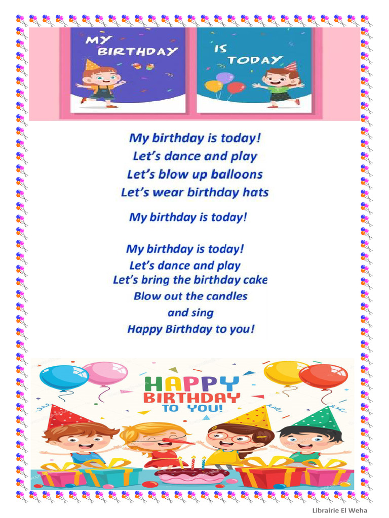 My Birthday Is Today | PDF