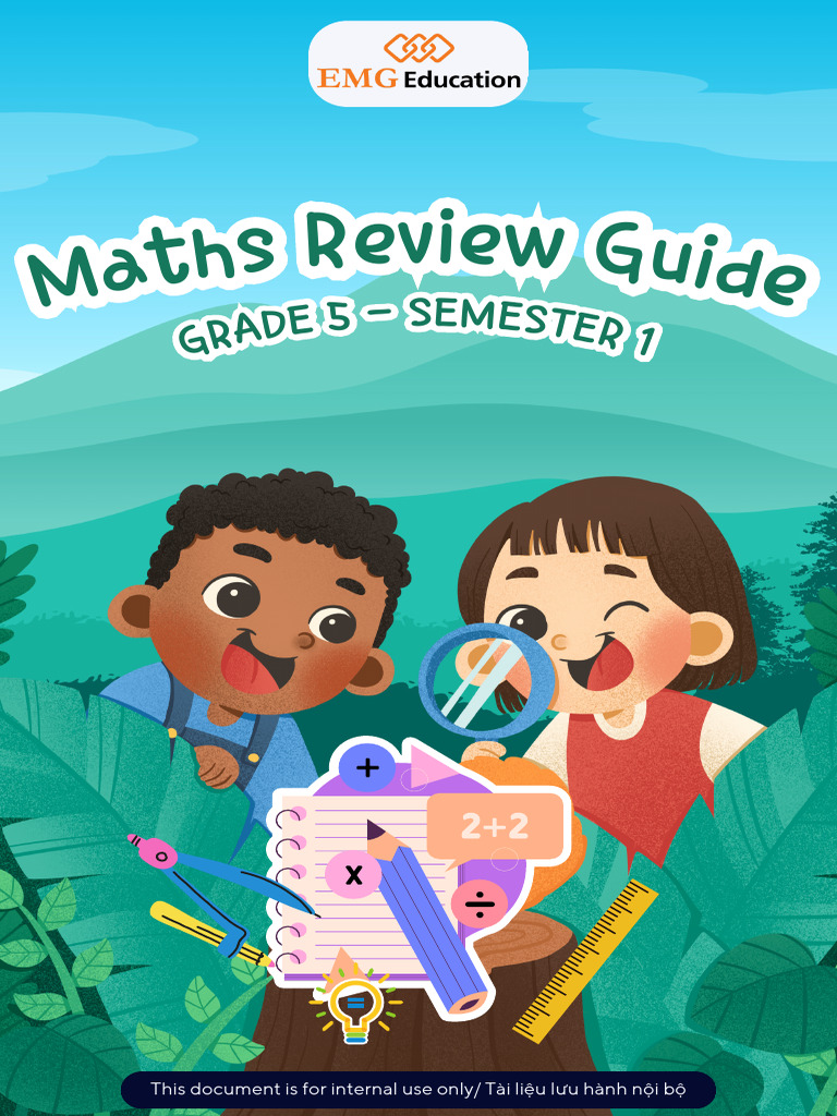 Grade 5 Maths Review Guide | PDF | Shape | Geometry