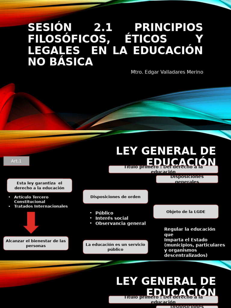 Ley General de Educación | PDF | Educación de la primera infancia ...