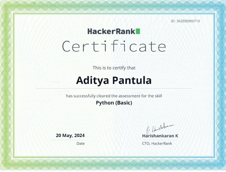 HackerRank Python Basic | PDF