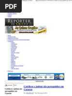 (Católicos e judeus são perseguidos em Caracas _ Repórter de Cristo)