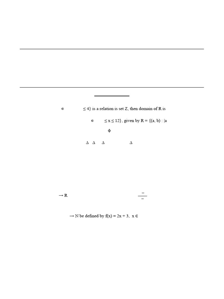 CHAPTER 1-6 | PDF | Function (Mathematics) | Abstract Algebra