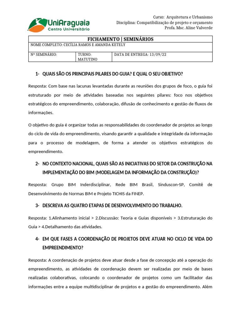 Guia de Gestão de Projetos em BIM | PDF | BIM