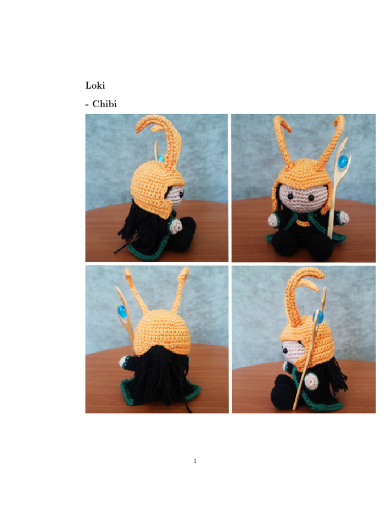 Loki Crochet Pattern Guide | PDF | Crochet | Textiles